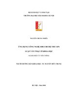 Ứng dụng công nghệ SDR cho bộ thu GPS 