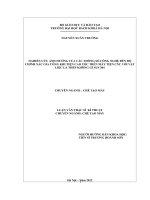 Nghiên cứu ảnh hưởng của các thông số công nghệ đến độ chính xác gia công khi tiện cao tốc trên máy tiện CNC với vật liệu là thép không gỉ SUS 304 