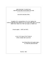 Nghiên cứu ảnh hưởng của các thông số công nghệ đến độ chính xác gia công khi tiện cao tốc trên máy tiện CNC với vật liệu là thép c45 