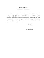 Nghiên cứu ảnh hưởng của nhiệt độ tới đặc tính của ổ đầu to thanh truyền 