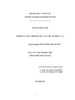 Nghiên cứu quá trình ép cháy vật liệu tổ hợp cu cr 