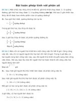 Bài toán  phân số  nang cao 4