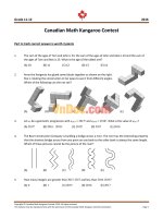 Đề thi toán quốc tế kangaroo năm 2016 lớp 11 12 có đáp án đề tiếng anh
