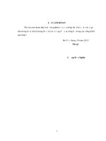 Nghiên cứu đánh giá đặc tính kinh tế kỹ thuật của động cơ diesel khi sử dụng 