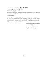 Nghiên cứu và ứng dụng công nghệ CADCAM   CNC vào việc thiết kế và gia công các bề mặt phức tạp 