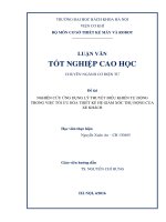 Nghiên cứu ứng dụng lý thuyết điều khiển tự động trong việc tối ưu hóa thiết kế hệ thống giảm xóc thụ động của xe khách 