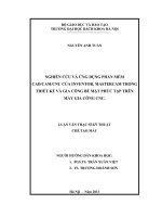 Nghiên cứu và ứng dụng các phần mềm CADCAMCNC của 