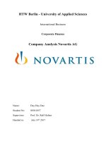 corporate finance analysis