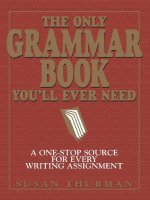 The only grammar book youll ever need – a one stop source for every writing assignment nodrm 