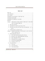 Phân tích kết cấu trụ đứng của thân máy phay CNC với giải pháp tối ƣu hóa topology  