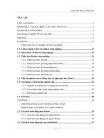 Tính toán động lực học kết cấu robot harmo 