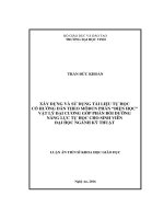Lý luận và phương pháp dạy học bộ môn Vật lý (LA tiến sĩ)