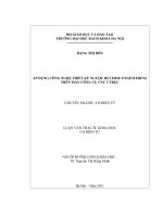 Áp dụng công nghệ thiết kế ngược reverse engineering trên máy công cụ CNC 3 trục 