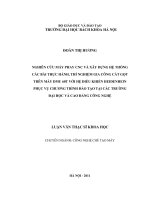 Nghiên cứu máy phay CNC và xây dựng hệ thống các bài thực hành, thí nghiệm gia công cắt gọt trên máy DMU 60t với hệ điều khiển heidenhein phục vụ chương trình đào tạo tại các trườn 