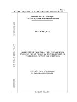 Nghiên cứu lý thuyết bài toán tương tác FSI ứng dụng vào mô phỏng bài toán tuabin gió và tuabin động cơ phản lực hai luồng 