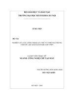 Nghiên cứu các công nghệ lưu trữ và thiết kế trung tâm dữ liệu (datacenter) cho VNPT 
