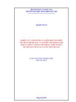 Nghiên cứu ảnh hưởng của bôi trơn tối thiểu tới nhấp nhô bề mặt và tuổi bền mũi khoan khi khoan thép gió φ 12 do nhà máy dụng cụ cắt hà nội chế tạo 