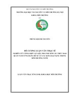 NGHIÊN CỨU TỔNG HỢP VẬT LIỆU POLYME XỐP CẤU TRÚC MAO QUẢN NANO ỨNG DỤNG ĐỂ XỬ LÝ CÁC KIM LOẠI NẶNG TRONG MÔI TRƯỜNG NƯỚC