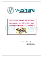 Chocolate graphics   Chiến lược digital marketing chương trình cặp đôi ngọt ngào
