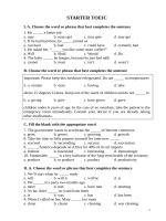 Starter toeic hay nhất và đầy đủ nhất.