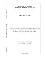 Nghiên cứu lý thuyết ăn khớp của cặp bánh răng hypoid xây dựng phần mềm tự động tính toán thiết kế bộ truyền bánh răng côn cong dạng hypoid