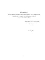 Nghiên cứu thực nghiệm sử dụng xăng sinh học (e10, e20) trên ô tô 