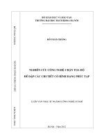 Nghiên cứu công nghệ chặn tọa độ để dập các chi tiết có hình dạng phức tạp 