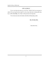 Thiết kế, chế tạo máy phay CNC ba chiều gia công đồ gỗ mỹ nghệ 