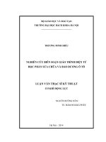 Nghiên cứu biên soạn giáo trình điện tử học phần sửa chữa và bảo dưỡng ô tô 