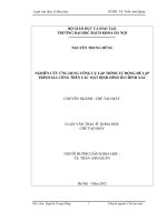 Nghiên cứu ứng dụng công cụ lập trình tự động để lập trình gia công trên các mặt định hình 3d chính xác 