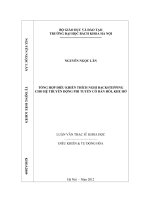 Tổng hợp điều khiển thích nghi backstepping cho hệ truyền động phi tuyến có đàn hồi, khe hở 