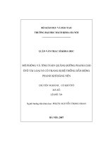 Mô phỏng và tính toán quãng đường phanh cho ô tô tải loại n3 có trang bị hệ thống dẫn động phanh khí bằng nén 