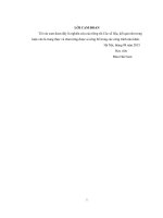 Nghiên cứu ảnh hưởng của hình dáng xe đến lực cản của ô tô  