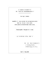 Nghiên cứu ứng dụng phần mềm CADCAM (catia) thiết kế và chế tạo mẫu đúc dùng cho các doanh nghiệp đúc gang 