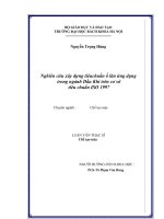 Nghiên cứu xây dựng tiêu chuẩn ổ lăn ứng dụng trong ngành dầu khí trên cơ sở tiêu chuẩn ISO 1997 