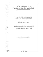 Thiết kế bộ cấp dây tự động dùng cho máy hàn tig 