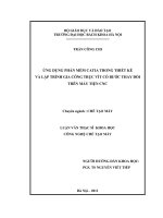 Ứng dụng phần mềm catia trong thiết kế và lập trình gia công trục vít có bước thay đổi trên máy tiện CNC 