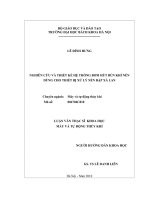 Nghiên cứu và thiết kế hệ thống bơm hút bùn khí nén dùng cho thiết bị xử lý nền đập xà lan 