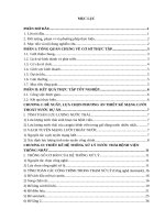 Tính toán thiết kế hệ thống thoát nước, hệ thống xử lý  nước thải cho bệnh viện Thống Nhất