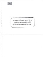 BAO CAO  TAI CHINH HOP NHAT NAM 2016 DA KIEM TOAN