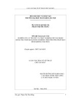 Nghiên cứu lý thuyết và thực nghiệm chế tạo bánh răng thân khai răng nghiêng theo phương pháp bao hình không tâm tích 