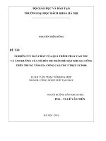 Ứng dụng lôgíc mờ nhận dạng sự cố trong động cơ điện một chiều 