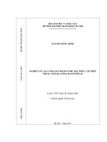 Nghiên cứu gia công sản phẩm có bề mặt phức tạp trên trung tâm gia công maxxturn 65 