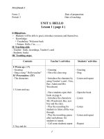 Giáo án tiếng anh lớp 2