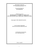 Mô hình hóa và nghiên cứu biến dạng gây nhăn đường may trong quá trình gia công 
