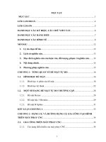 Nghiên cứu lý thuyết và thực nghiệm tạo hình bề mặt tự do với cấu 