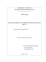 Ứng dụng mô hình an toàn thông tin và bảo mật thư điện tử 