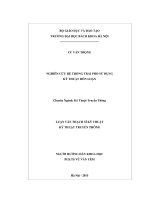 Nghiên cứu hệ thống trải phổ sử dụng kỹ thuật hỗn loạn  