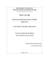 Truyền đa kênh trong mạng cảm biến không dây  