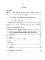Ứng dụng phần mềm Trimble Total Control (TTC) xử lý dữ liệu đo GPS trong công tác xây dựng lưới khống chế trắc địa xã Tân Hòa,huyện Quốc Oai, TP.Hà Nội